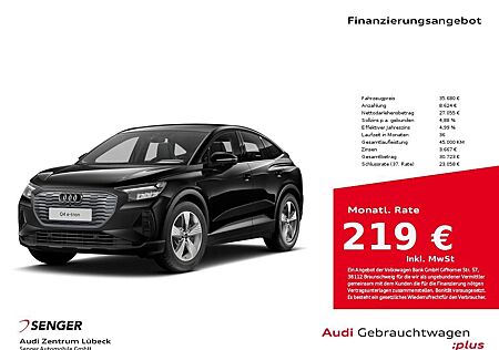 Audi Q4 e-tron Sportback 40 Navi AHK ACC LED Sitzhzg.