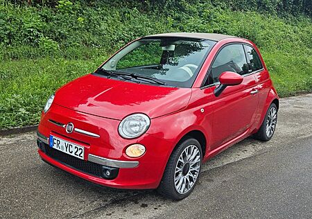 Fiat 500C Automatik ,Sonderlack perlmut,AHK abnehmbar