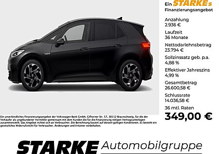 VW ID.3 Volkswagen Pro Panodach Standheiz Navi LED Kamera Sch