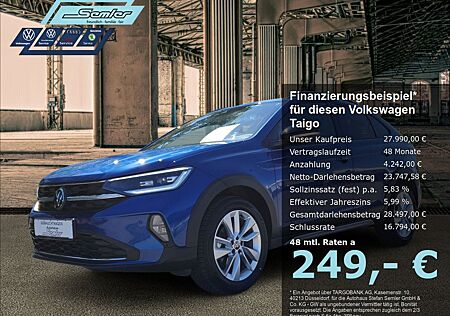 VW Taigo Volkswagen MOVE Life 1,5l TSI DSG MATRIX NAVI R-KAM