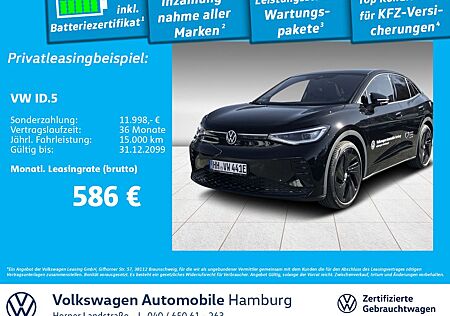 VW ID.5 Volkswagen GTX 4Motion Panoramadach Area View AppConne