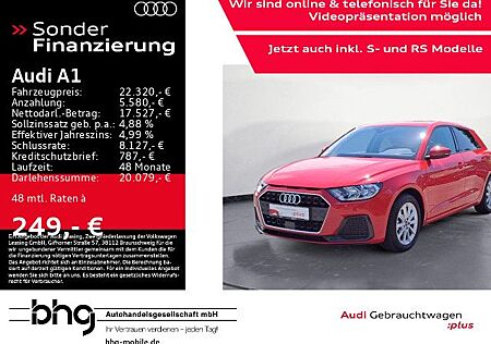 Audi A1 25 TFSI Sportback S tronic advanced