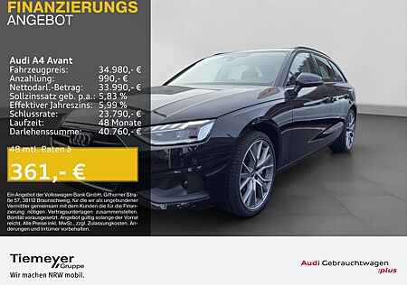 Audi A4 Avant 40 TFSI LM19 NAVI+ SITZHZ GRA AHK