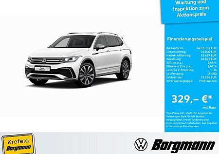 VW Tiguan Allspace Volkswagen 2.0 TDI R-Line 7-SITZER AHK 360°