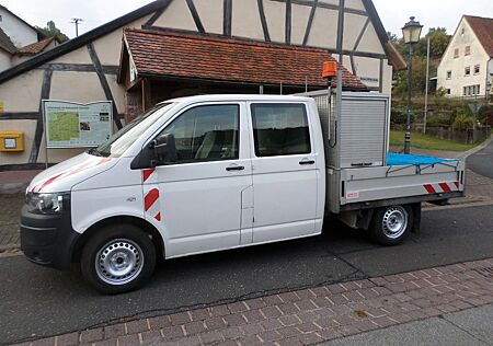 VW T5 Transporter Volkswagen Pritsche Doppelkabine Klima AHK