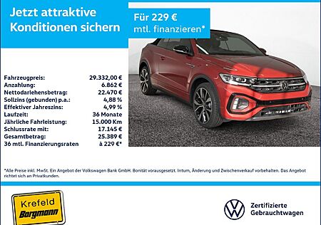 VW T-Roc Volkswagen Cabrio 1.5 TSI R-Line AHK MATRIX-LED ACC
