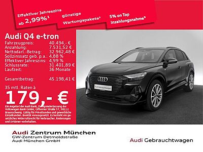 Audi Q4 e-tron 40 S line Wärmep./AHK/Matrix/NaviPro