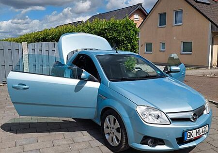 Opel Tigra 1.4 Scheckheft, Eisblauer Roadster