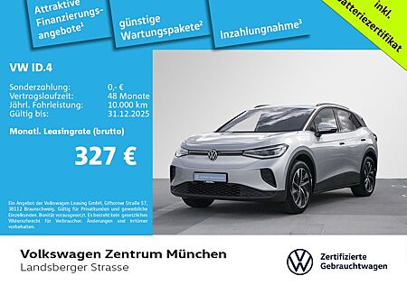 VW ID.4 Volkswagen Pro Wärmepumpe ACC CCS IQ.Light Navi Rear V