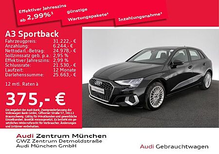 Audi A3 Sportback 40 TFSI e S tronic advanced S line