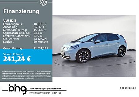 VW ID.3 Volkswagen Performance Upgrade Pure