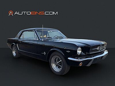 Ford Mustang 1964 1/2 Black plate