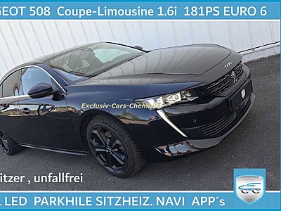 Peugeot 508 1.6i 181PS AUT. FULL LED NAVI SITZH. Black P