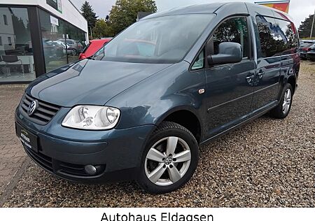 VW Caddy Volkswagen Maxi 1.6 + 1te Hand + 7 Sitze +TÜV+Service