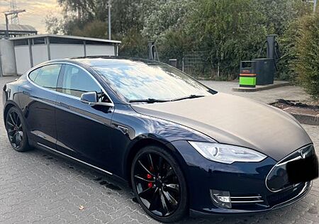 Tesla Model S P85 FreeSupCharge 21 Zoll Carbon