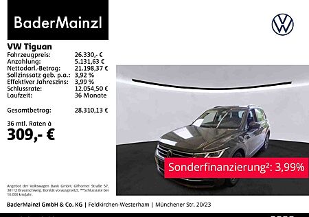 VW Tiguan Volkswagen 2.0 TDI Life Stdhz ACC Matrix Carplay SHZ