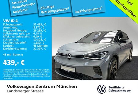 VW ID.4 Volkswagen GTX 4motion ACC CCS IQ.Light Navi RearView