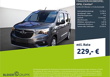 Opel Combo Life Ultimate 1,2 Turbo Automatik