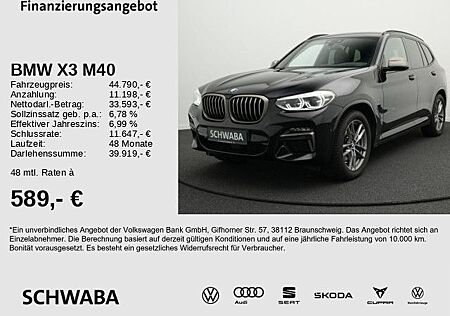BMW X3 M40 d Mild-Hybrid xDrive *AHK*StdHz*PANO*8fac