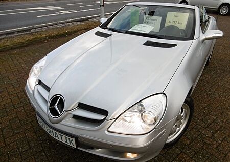 Mercedes-Benz SLK 200 KOMPRESSOR, Vollleder schwarz, Automatik