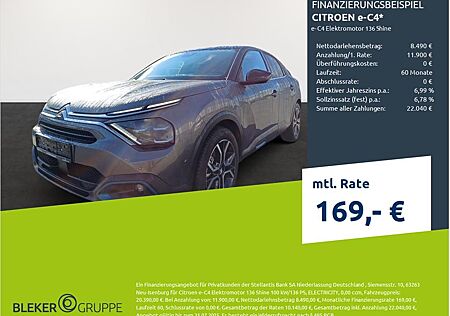 Citroën C4 e- Elektromotor 136 Shine
