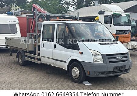 Ford Transit 2.4 TDCI Pritsche Doka FASSI F28 KRAN