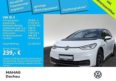 VW ID.3 Volkswagen Pro Performance Business Navi LED Kamera Au