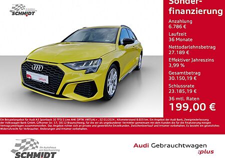 Audi A3 Sportback 30 TFSI S Line AHK OPTIK VIRTUAL+