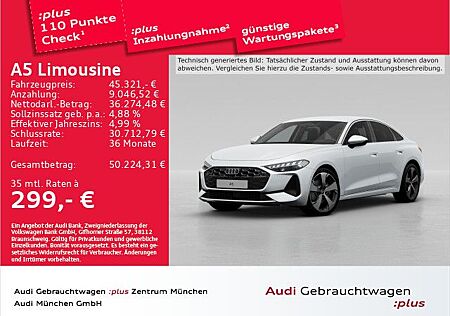 Audi A5 Limousine TFSI S tronic LED+/Navi/AHK/Kamera