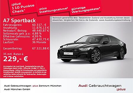 Audi A7 Sportback 50 TDI qu. tipr. S line Pano/Matrix