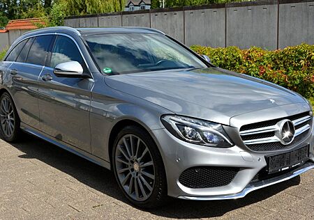 Mercedes-Benz C 220 T AMG LED Navi Panorama Leder Scheckheft