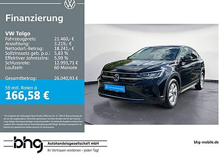 VW Taigo Volkswagen 1.0 TSI OPF Life