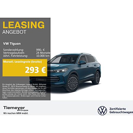 VW Tiguan leasen