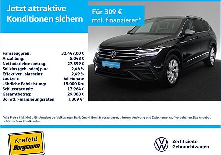 VW Tiguan Allspace Volkswagen 1.5 TSI ACT Life AHK 7-SITZER