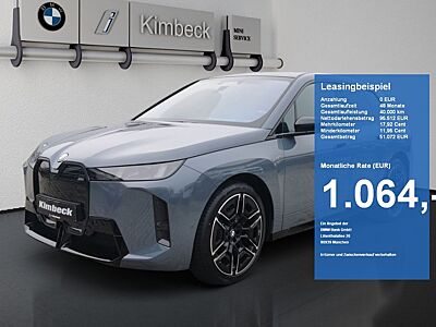 BMW iX M70 xDrive M SPORT INDIVI STORM BAY Sitzbelüf
