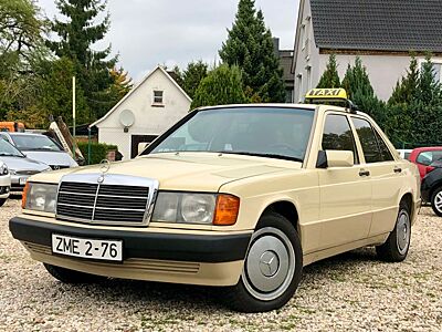 Mercedes-Benz 190 D Taxi, 1.Hand+Oldtimer, mit DDR Kennzeichen