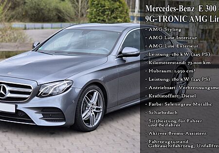 Mercedes-Benz E 300 d Autom. - 9G-TRONIC AMG Line Schiebedach