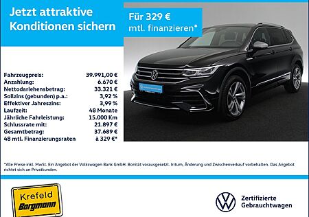 VW Tiguan Allspace Volkswagen 2.0 TDI R-Line AHK 7-SITZER PANO