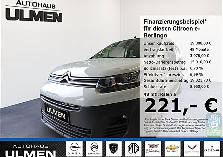 Citroën e-Berlingo Live Pack Elektromotor Bordcomputer