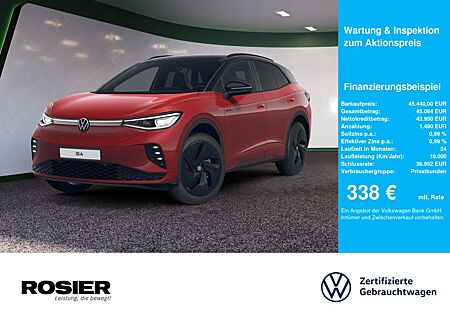 VW ID.4 Volkswagen GTX 4MOTION 220 kW AHK ACC PANO HUD 360° BT