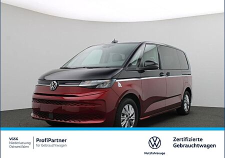VW T7 Multivan Volkswagen Multivan AHK 7-Sitzer Vis-a-Vis Rear View Navi