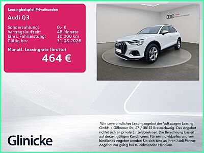 Audi Q3 35 TDI LED Leder Navi virtual Cockpit PDC DAB