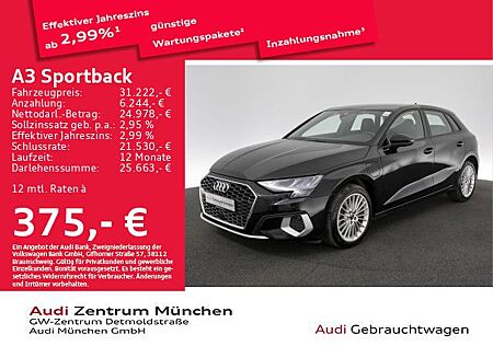 Audi A3 Sportback 40 TFSI e S tronic advanced S line