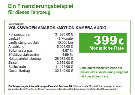 VW Amarok Volkswagen VOLKSWAGEN 4MOTION KAMERA AUDIO WINTER