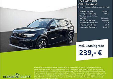 Opel Frontera Electric GS, Elektromotor 113 PS, 305k