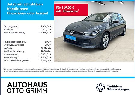 VW Golf Volkswagen VIII 1.5 TSI Life AHK LED SHZ Navi