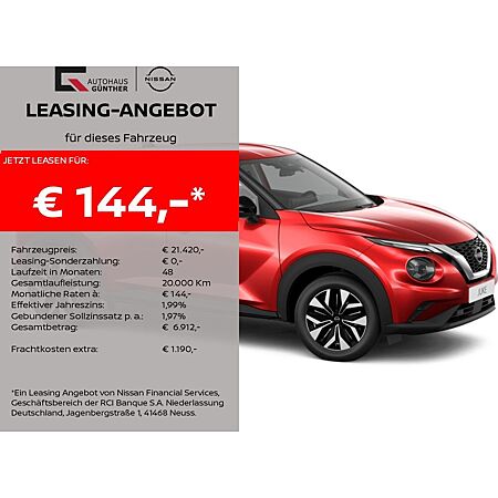 Nissan Juke leasen