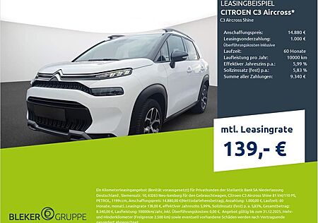 Citroën C3 Aircross PureTech 110 S&S Shine