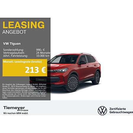 VW Tiguan leasen