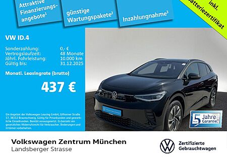 VW ID.4 Volkswagen Pro 210kW NaviPro IQ.LIGHT Panorama